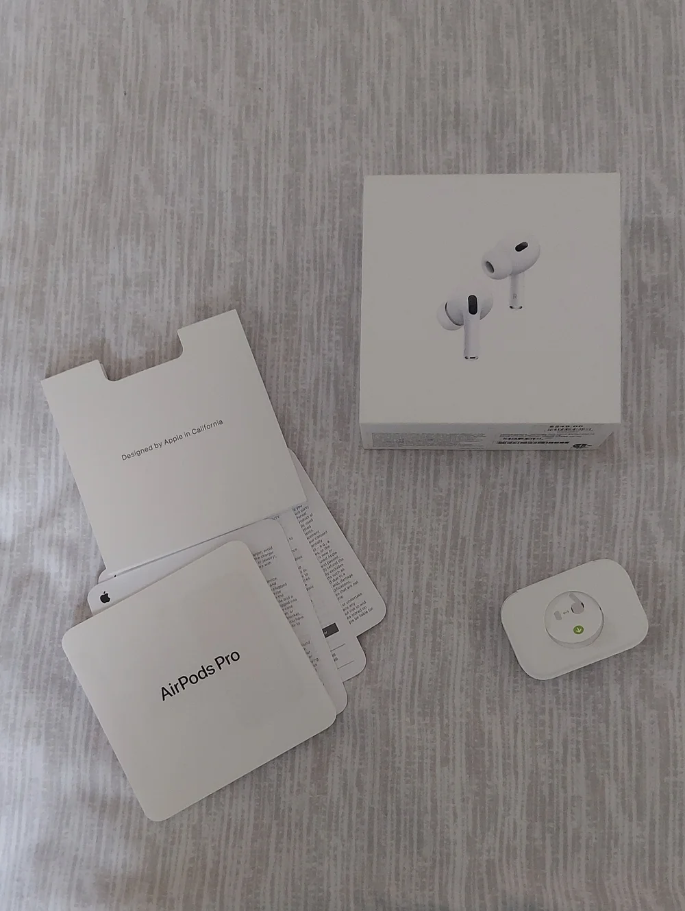 Empty Box Apple AirPods Pro White Packaging and Inserts 2nd Generation